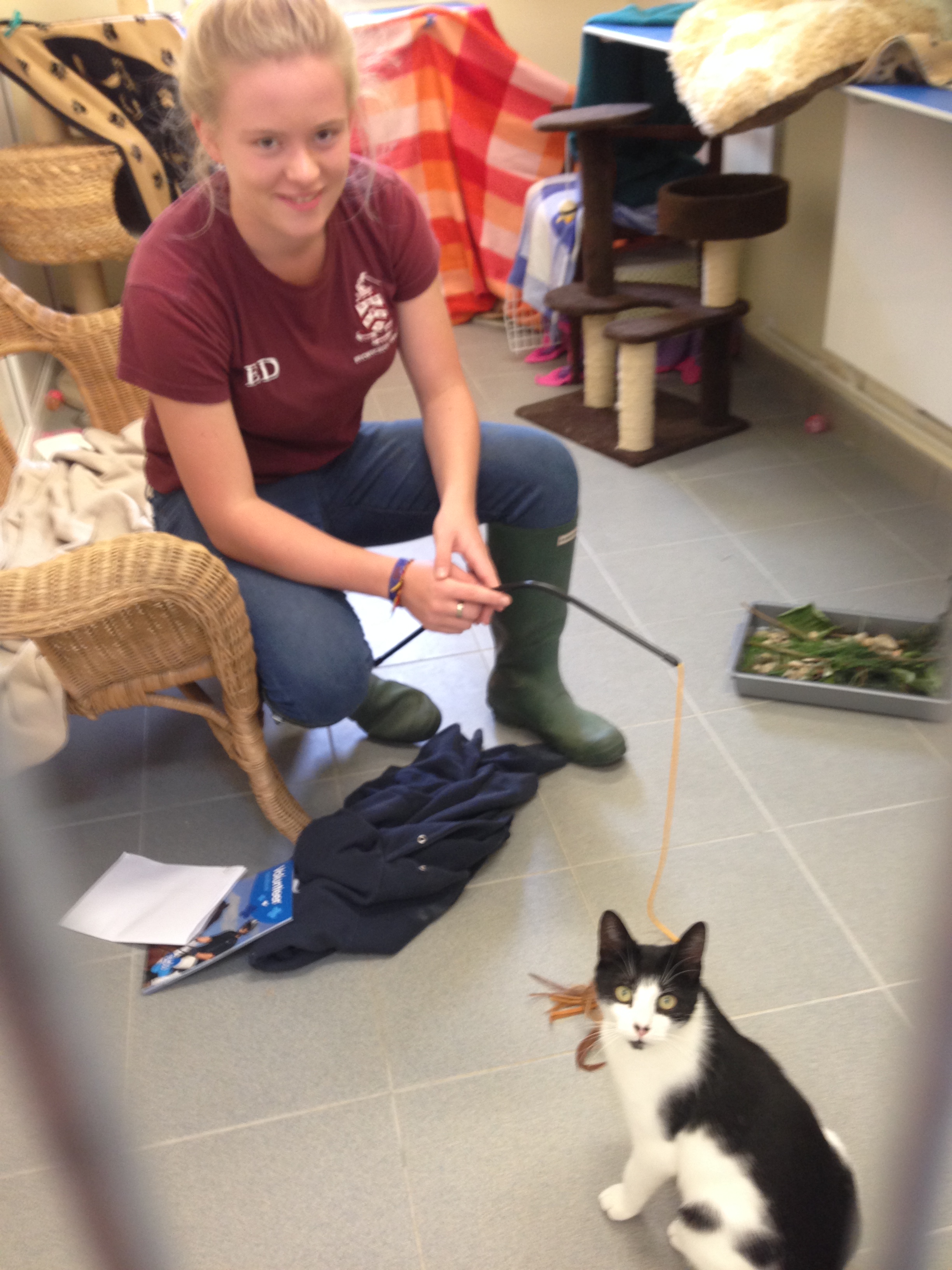 Bromsgrove Service Pupils visit the Blue Cross